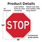Signmission Stop, 18 Inch X 18 Inch, Plastic Sign OC-P-18-315 - alternate 6
