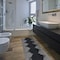 World Rug Gallery Bohemian Stripe Cushioned Anti Fatigue Standing Kitchen Mat 18 ft x 47 ft Black WR21BLACK18X47 - alternate 3