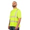 Game Workwear T-Shirt, 100% Polyester, Hi Vis Lime, L 235R - alternate 3