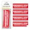 Fuel Stickers Emergency Stop Sticker, Powered Machinery and Equipment, Heavy-Duty, Indoor Outdoor, 6in x2in, 4PK 6X2STOP-4PK - alternate 1