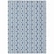 Homeroots 8' X 10' Denim Blue And Ivory Ogee Washable Indoor Outdoor Area Rug 601551 - alternate 5