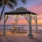 Sunjoy 8 ft x 8 ft Patio Gazebo, Modern 2-Tier Steel Frame Soft Top Gazebo with Netting - Grey & Black A101003613 - alternate 1