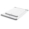 Oster Bergen 2 Piece Rectangular Plastic Cutting Board Set in White with Non-Slip Feet 141088.02 - alternate 3