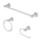 Oakbrook Collection Chrome Die Cast Zinc Bath Hardware Set BH-OB4000CH - alternate 1