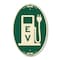 Signmission Ev Electric Vehicle Charging Station, 12 Inch X 18 Inch Architectural Oval, Heavy Gauge Aluminum A-OV-G-1218-24090 - alternate 1
