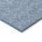 Homeroots 3' X 5' Denim Blue Black And Ivory Geometric Washable Indoor Outdoor Area Rug 596722 - alternate 5