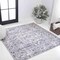 Jonathan Y Didim Boho Gray Medallion Non-Slip Machine-Washable Gray/Purple 5 ft Square Area Rug WSH102A-5SQ - alternate 1