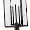 Z-Lite Nova 5 Light Outdoor Post Mounted Fixture, Black/Clear, 12.5 In W x 129.75 In H 5018PHXLR-5010P-BK - alternate 4
