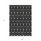 Homeroots 10' X 14' Black And Ivory Geometric Washable Indoor Outdoor Area Rug 596008 - alternate 4