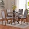 Baxton Studio Eira Modern Grey and Walnut Brown Wood 5-Piece Dining Set 254-12143-10891-ZORO - alternate 8
