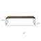 Homeroots Rectangular Mango Woodmedium Brown Top And Black Iron Base Accent Bench 376175 - alternate 5