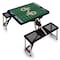 Picnic Time Family Of Brands Georgia Tech Yellow Jackets - Football Field - Picnic Table Portable Folding Table, Black 811-00-175-195-0 - alternate 1