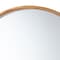 Baxton Studio Tazara Japandi Natural Round Accent Wall Mirror 247-13724-ZORO - alternate 3