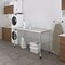 Amgood 30in D x 72in L Stainless Steel Open Base Table, 3in Casters AMG WT-3072-RCB-WHEELS-Z - alternate 2