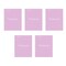 Miquel Rius Emotions 1-Subject Notebook, Lavende, PK 5 48281CS - alternate 1