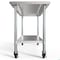 Koolmore 24'' x 48'' 18-Gauge 304 Stainless Steel Commercial Work Table with Casters CT2448-18C - alternate 6
