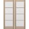 Doornmore G10402, 74.5" x 98" ( 2x36" Door) Left Hand, Mahogany SDL 4 Lite Exterior Door G10402-SW-3696_2_LI - alternate 7