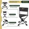 Arrowhead Outdoor 360Deg-Swiveling Compact Hunting Blind and Fishing Chair Stool Seat, Charcoal Black KKS0261U - alternate 7