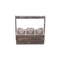 Homeroots 10" Brown Solid Wood Box 488027 - alternate 5