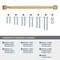 Amerock Stature 12 inch 305mm Center-to-Center Champagne Bronze Appliance Pull BP54060CZ - alternate 2