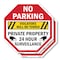 Signmission No Parking Violators Will Be Towed, 10 inch X 10 inch, Plastic Sign, 2PK OC-P-2PACK-10-85 - alternate 1