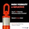 Traffic Kontrol Delineator Post, High-Density Polyethylene+Elastomer, 45 in Height, Orange TKDP-ATOP-45-OR - alternate 7