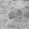 Homeroots 8' Gray Charcoal And Ivory Round Abstract Washable Indoor Outdoor Area Rug 577669 - alternate 5