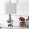 Jonathan Y Colette 20" Mini Glass LED Table Lamp, Silver JYL1029B - alternate 6