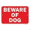 Signmission Beware Of Dog, Heavy-Gauge Aluminum Rust Proof Parking Sign, 18" x 24", A-1824-25292 A-1824-25292 - alternate 2