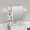 Zenith Frameless Beveled 35-7/8'' Wx29-7/8'' Hx4-1/2''D Tri-View Surface Mount Medicine Cabinet M36 - alternate 2