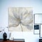 Homeroots Soft Blue And Grey Flower With Gold Details Unframed Print Wall Art 398987 - alternate 3