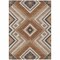 Homeroots 3' X 5' Copper Brown And Beige Tribal Washable Indoor Outdoor Area Rug 598106 - alternate 4