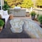 Homeroots 5' X 8' Ivory And Charcoal Animal Print Washable Indoor Outdoor Area Rug 630970 - alternate 4