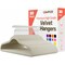 Campior Premium Velvet Non-Slip Hangers, Heavy Duty, 360 Deg Swivel Hook, Ivory Velvet Finish, 30PK CMPVVH30IV - alternate 1