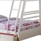 Homeroots White Twin Over Full Wood Bunk Bed With Storage 285311 - alternate 4