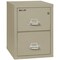 Fireking 2 Drawer, 1 Hr Fire & impact rated, 25" depth Letter Pewter 2-1825-CPE - alternate 1