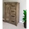 Homeroots 37" Brown Solid Wood Four Drawer Chest 524592 - alternate 7