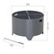 Sunjoy 26in. Kelton Firepit with PVC Cover Grey A301056620 - alternate 5
