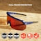 Ergodyne AEGIR, Polarized, Red Lens, Full-Frame 55230 - alternate 4