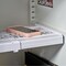 Lockermate By Bostitch Magnetic Pencil Holder, Locker Organizer with 3 Mesh Storage Compartments, White 5024-WHT - alternate 4