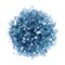 Homeroots Sky Blue Round Reflective Fire Pit Glass 479086 - alternate 1