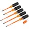 Klein Tools Insulated Slim Tip Driver Set, SAE, 6pcs 33736INS - alternate 1