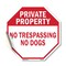 Signmission Private Property No Trespassing No, 10 Inch X 10 Inch, Vinyl Decal OC-D-10-158 - alternate 1