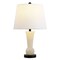Jonathan Y Eliza 23" Transitional Modern Alabaster/Metal LED Table Lamp, Natural/Black JYL5021B - alternate 1
