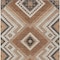 Homeroots 8' X 10' Copper Brown And Beige Tribal Washable Indoor Outdoor Area Rug 598109 - alternate 8