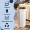 Happimess Fleur 25-Gal Disposable Corrugated Cardboard Event Trash Can, Recycling Bin, Limestone Beige, 2PK HPM1300F-SET2 - alternate 6