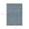 Homeroots 8' X 10' Teal Blue And Pink Abstract Washable Indoor Outdoor Area Rug 599841 - alternate 7