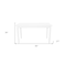 Homeroots 60" White Solid Wood Dining Table 548927 - alternate 3