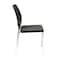 Office Star Products STC Series Straight Leg Stack Chair, Black / Silver STC8300C28-3 - alternate 5