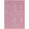 Homeroots 8' X 10' Pink And Ivory Damask Washable Indoor Outdoor Area Rug 616535 - alternate 7